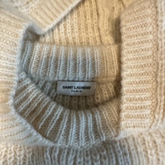 Saint Laurent Striped Wool Sweater XS - Picture 2 of 3